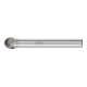 PFERD TOOLS Hartmetall Frässtift Kugel KUD Ø 08x07 mm Schaft-Ø 6 mm Z3 universal mittel-1