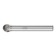PFERD TOOLS Hartmetall Frässtift Kugel KUD Ø 08x07 mm Schaft-Ø 6 mm Z3 universal mittel