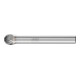 PFERD TOOLS Hartmetall Frässtift Kugel KUD Ø 08x07 mm Schaft-Ø 6 mm Z4 universal mittel fein-1