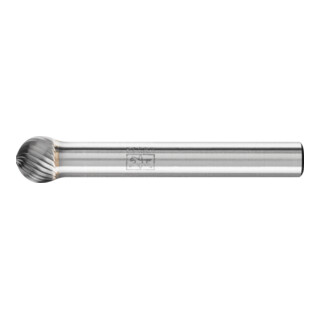 PFERD TOOLS Hartmetall Frässtift Kugel KUD Ø 08x07 mm Schaft-Ø 6 mm Z5 universal fein