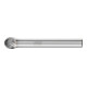 PFERD TOOLS Hartmetall Frässtift Kugel KUD Ø 08x20mm Schaft-Ø 6 mm Z3P universal mittel kreuzverzahnt-1