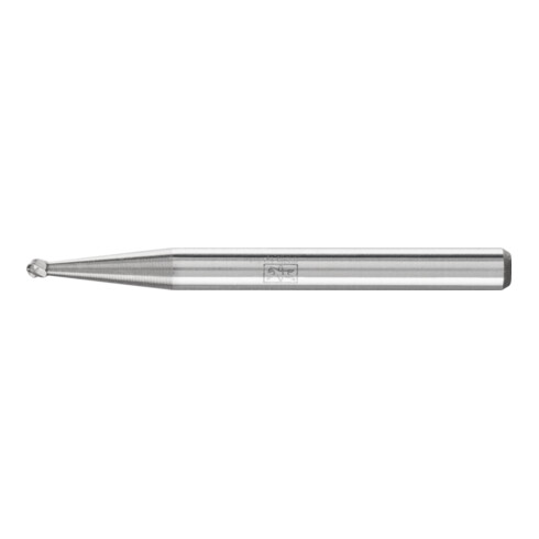 PFERD TOOLS Hartmetall Frässtift Kugel KUD Ø 1,5x1 mm Schaft-Ø 3 mm Z3P universal mittel kreuzverzahnt