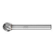 PFERD TOOLS Hartmetall Frässtift Kugel KUD Ø 10x09 mm Schaft-Ø 6 mm Z1 universal grob