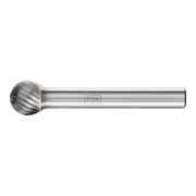 PFERD TOOLS Hartmetall Frässtift Kugel KUD Ø 10x09 mm Schaft-Ø 6 mm Z3 universal mittel
