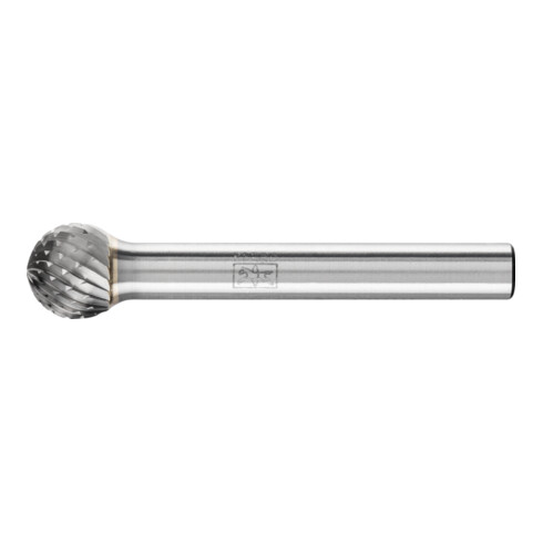 PFERD TOOLS Hartmetall Frässtift Kugel KUD Ø 10x09 mm Schaft-Ø 6 mm Z4 universal mittel fein