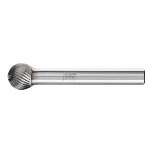 PFERD TOOLS Hartmetall Frässtift Kugel KUD Ø 10x09 mm Schaft-Ø 6 mm Z5 universal fein