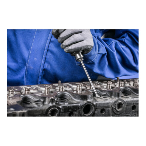 PFERD TOOLS Hartmetall Frässtift Kugel KUD Ø 10x09 mm Schaft-Ø 6x150mm Z3P universal mittel kreuzverzahnt