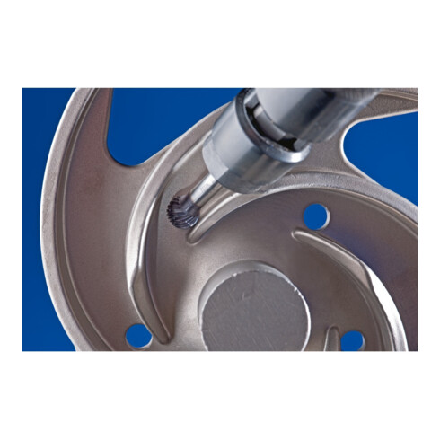 PFERD TOOLS Hartmetall Frässtift Kugel KUD Ø 10x09mm Schaft-Ø 6mm Z3P universal mittel kreuzverzahnt HICOAT