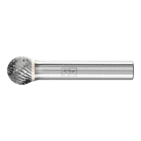 PFERD TOOLS Hartmetall Frässtift Kugel KUD Ø 12x10mm Schaft-Ø 8 mm Z3P universal mittel kreuzverzahnt