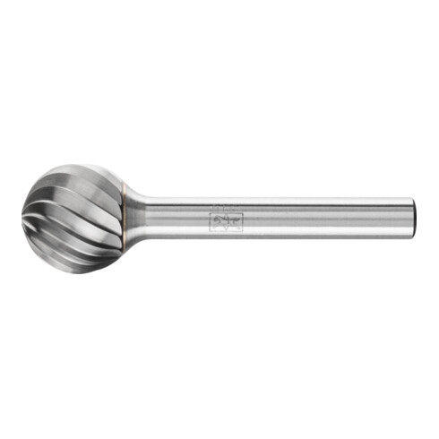 PFERD TOOLS Hartmetall Frässtift Kugel KUD Ø 16x14 mm Schaft-Ø 6 mm Z1 universal grob
