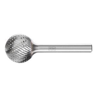 PFERD TOOLS Hartmetall Frässtift Kugel KUD Ø 20x18 mm Schaft-Ø 6 mm Z3P universal mittel kreuzverzahnt