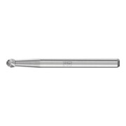 PFERD TOOLS Hartmetall Frässtift Kugel KUD Ø 03x02 mm Schaft-Ø 3 mm Z3P universal mittel kreuzverzahnt-1