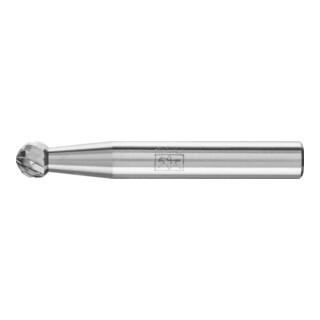 PFERD TOOLS Hartmetall Frässtift Kugel KUD Ø 06x05 mm Schaft-Ø 6 mm Z4 universal mittel fein