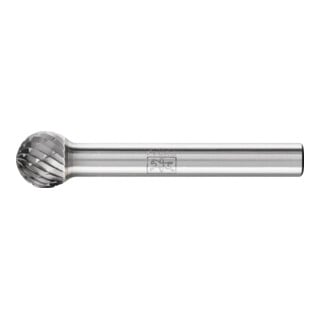 PFERD TOOLS Hartmetall Frässtift Kugel KUD Ø 10x09 mm Schaft-Ø 6 mm Z3P universal mittel kreuzverzahnt