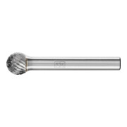 PFERD TOOLS Hartmetall Frässtift Kugel KUD Ø 10x09 mm Schaft-Ø 6 mm Z4 universal mittel fein-1