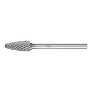 PFERD TOOLS Hartmetall Frässtift Rundbogen RBF Ø 06x13 mm Schaft-Ø 3 mm Z4 universal mittel fein