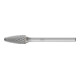 PFERD TOOLS Hartmetall Frässtift Rundbogen RBF Ø 06x13 mm Schaft-Ø 3 mm Z4 universal mittel fein-1