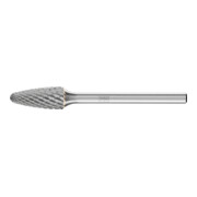 PFERD TOOLS Hartmetall Frässtift Rundbogen RBF Ø 06x13 mm Schaft-Ø 3 mm Z4 universal mittel fein