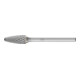 PFERD TOOLS Hartmetall Frässtift Rundbogen RBF Ø 06x13 mm Schaft-Ø 3 mm Z4 universal mittel fein-1