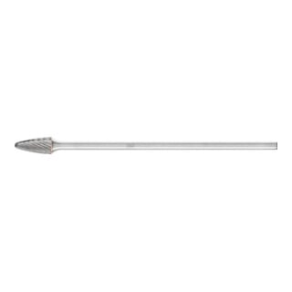PFERD TOOLS Hartmetall Frässtift Rundbogen RBF Ø 06x13 mm Schaft-Ø 3x75 mm Z5 universal fein