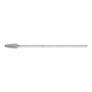 PFERD TOOLS Hartmetall Frässtift Rundbogen RBF Ø 06x13mm Schaft-Ø 3x75mm Z3P universal mittel kreuzverzahnt