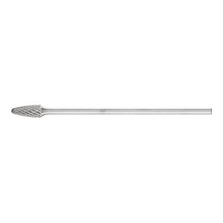 PFERD TOOLS Hartmetall Frässtift Rundbogen RBF Ø 06x13mm Schaft-Ø 3x75mm Z3P universal mittel kreuzverzahnt