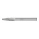 PFERD TOOLS Hartmetall Frässtift Rundbogen RBF Ø 06x18 mm Schaft-Ø 6 mm Z4 universal mittel fein-1
