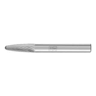 PFERD TOOLS Hartmetall Frässtift Rundbogen RBF Ø 06x18 mm Schaft-Ø 6 mm Z5 universal fein