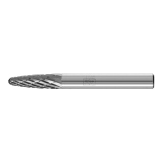PFERD TOOLS Hartmetall Frässtift Rundbogen RBF Ø 06x18mm Schaft-Ø 6mm Z3P HICOAT universal