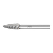 PFERD TOOLS Hartmetall Frässtift Rundbogen RBF Ø 08x20mm Schaft-Ø 6 mm Z3 universal mittel