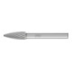 PFERD TOOLS Hartmetall Frässtift Rundbogen RBF Ø 08x20mm Schaft-Ø 6 mm Z4 universal mittel fein-1