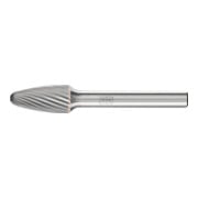 PFERD TOOLS Hartmetall Frässtift Rundbogen RBF Ø 10x20mm Schaft-Ø 6 mm Z3 universal mittel