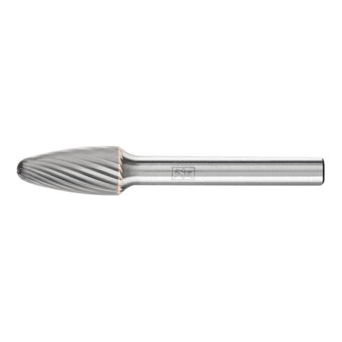PFERD TOOLS Hartmetall Frässtift Rundbogen RBF Ø 10x20mm Schaft-Ø 6 mm Z3 universal mittel