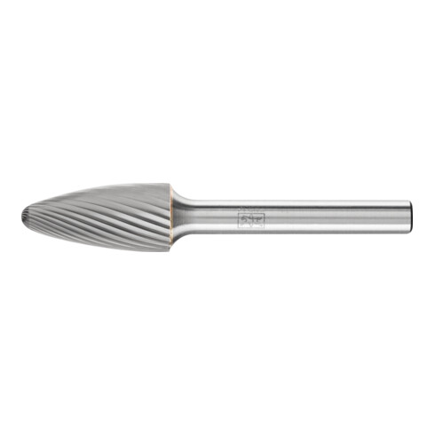PFERD TOOLS Hartmetall Frässtift Rundbogen RBF Ø 12x25 mm Schaft-Ø 6 mm Z3 universal mittel