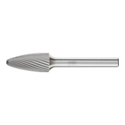 PFERD TOOLS Hartmetall Frässtift Rundbogen RBF Ø 12x25 mm Schaft-Ø 6 mm Z3 universal mittel
