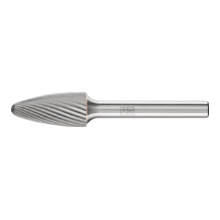 PFERD TOOLS Hartmetall Frässtift Rundbogen RBF Ø 12x25 mm Schaft-Ø 6 mm Z3 universal mittel