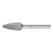 PFERD TOOLS Hartmetall Frässtift Rundbogen RBF Ø 12x25 mm Schaft-Ø 6 mm Z3 universal mittel