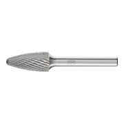 PFERD TOOLS Hartmetall Frässtift Rundbogen RBF Ø 12x25 mm Schaft-Ø 6 mm Z3P universal mittel kreuzverzahnt