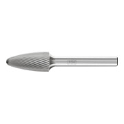 PFERD TOOLS Hartmetall Frässtift Rundbogen RBF Ø 12x25 mm Schaft-Ø 6 mm Z5 universal fein