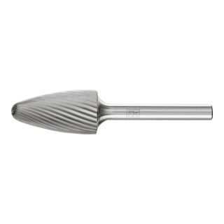 PFERD TOOLS Hartmetall Frässtift Rundbogen RBF Ø 16x30mm Schaft-Ø 6 mm Z3 universal mittel
