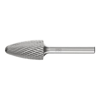 PFERD TOOLS Hartmetall Frässtift Rundbogen RBF Ø 16x30mm Schaft-Ø 6 mm Z3P universal mittel kreuzverzahnt