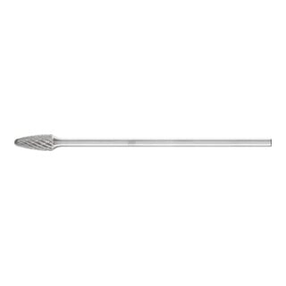 PFERD TOOLS Hartmetall Frässtift Rundbogen RBF Ø 06x13mm Schaft-Ø 3x75mm Z3P universal mittel kreuzverzahnt
