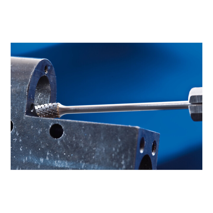 PFERD TOOLS Hartmetall Frässtift Rundbogen RBF Ø 06x13mm Schaft-Ø 3x75mm Z3P universal mittel kreuzverzahnt