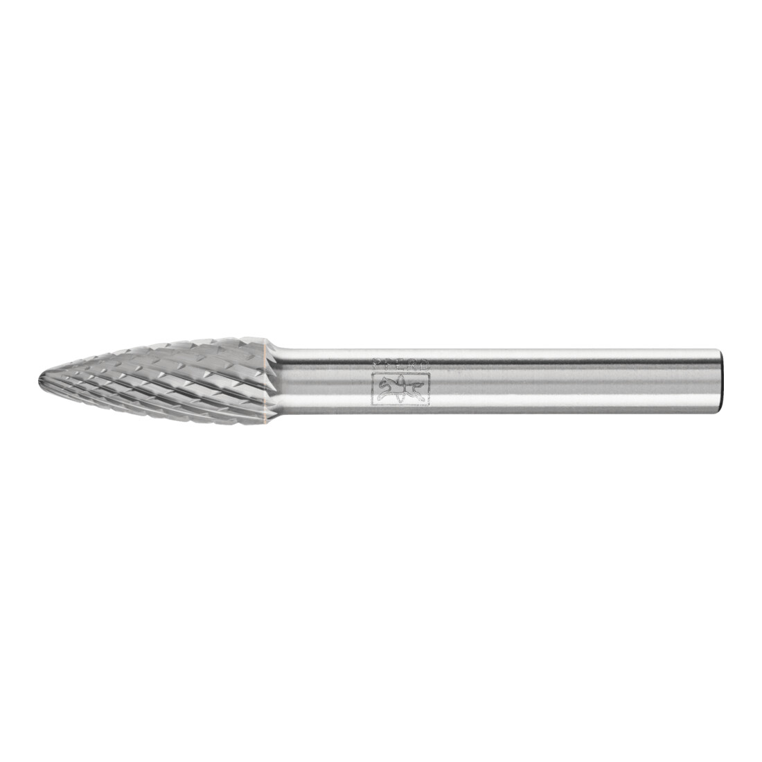 PFERD TOOLS Hartmetall Frässtift Rundbogen RBF Ø 08x20mm Schaft-Ø 6 mm Z4 universal mittel fein