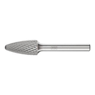 PFERD TOOLS Hartmetall Frässtift Rundbogen RBF Ø 12x25 mm Schaft-Ø 6 mm Z4 universal mittel fein
