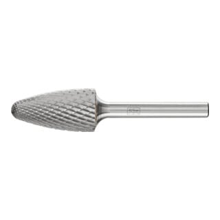 PFERD TOOLS Hartmetall Frässtift Rundbogen RBF Ø 16x30mm Schaft-Ø 6 mm Z4 universal mittel fein