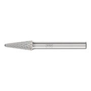 PFERD TOOLS Hartmetall Frässtift Rundkegel KEL Ø 08x20mm Schaft-Ø 6 mm Z4 universal mittel fein