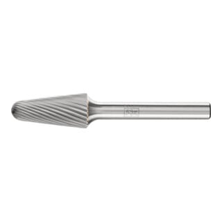 PFERD TOOLS Hartmetall Frässtift Rundkegel KEL Ø 12x25 mm Schaft-Ø 6 mm Z3 universal mittel