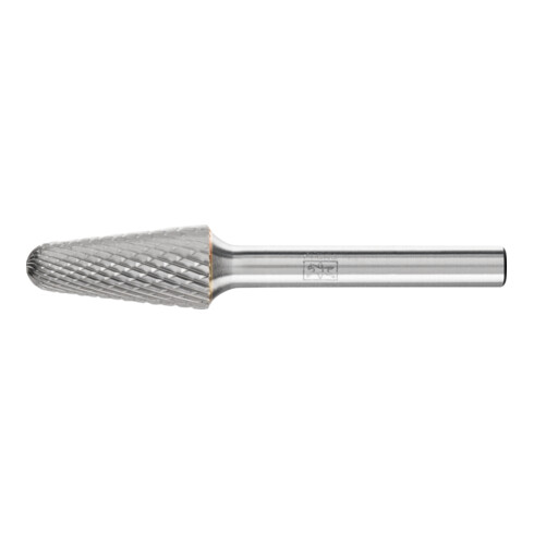PFERD TOOLS Hartmetall Frässtift Rundkegel KEL Ø 12x25 mm Schaft-Ø 6 mm Z4 universal mittel fein
