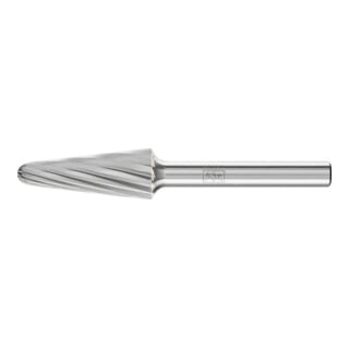 PFERD TOOLS Hartmetall Frässtift Rundkegel KEL Ø 12x30mm Schaft-Ø 6 mm Z1 universal grob